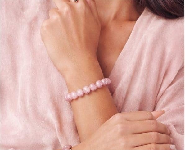 Natural Rose Quartz Love Healing Bracelet