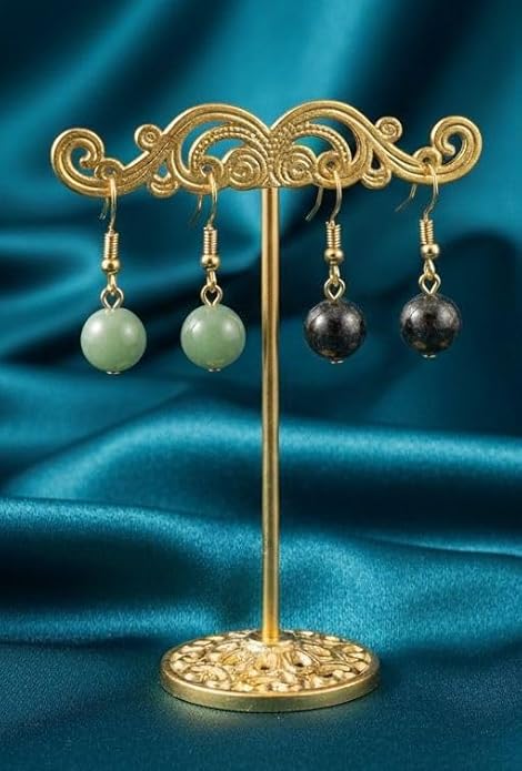 Natural Healing Crystal Drop Earrings