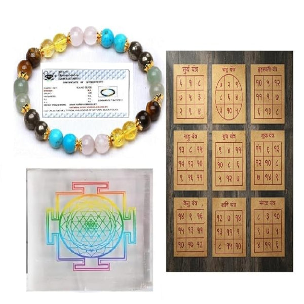 Dhanvarsha Certified Prosperity Bracelet Set